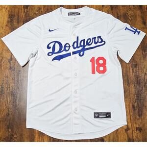 Nike Los Angeles Dodgers Yoshinobu Yamamoto Limited Player Jersey Large Ex Cond